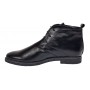Ghete dama, negre, casual, din piele naturala - G01NBOXN